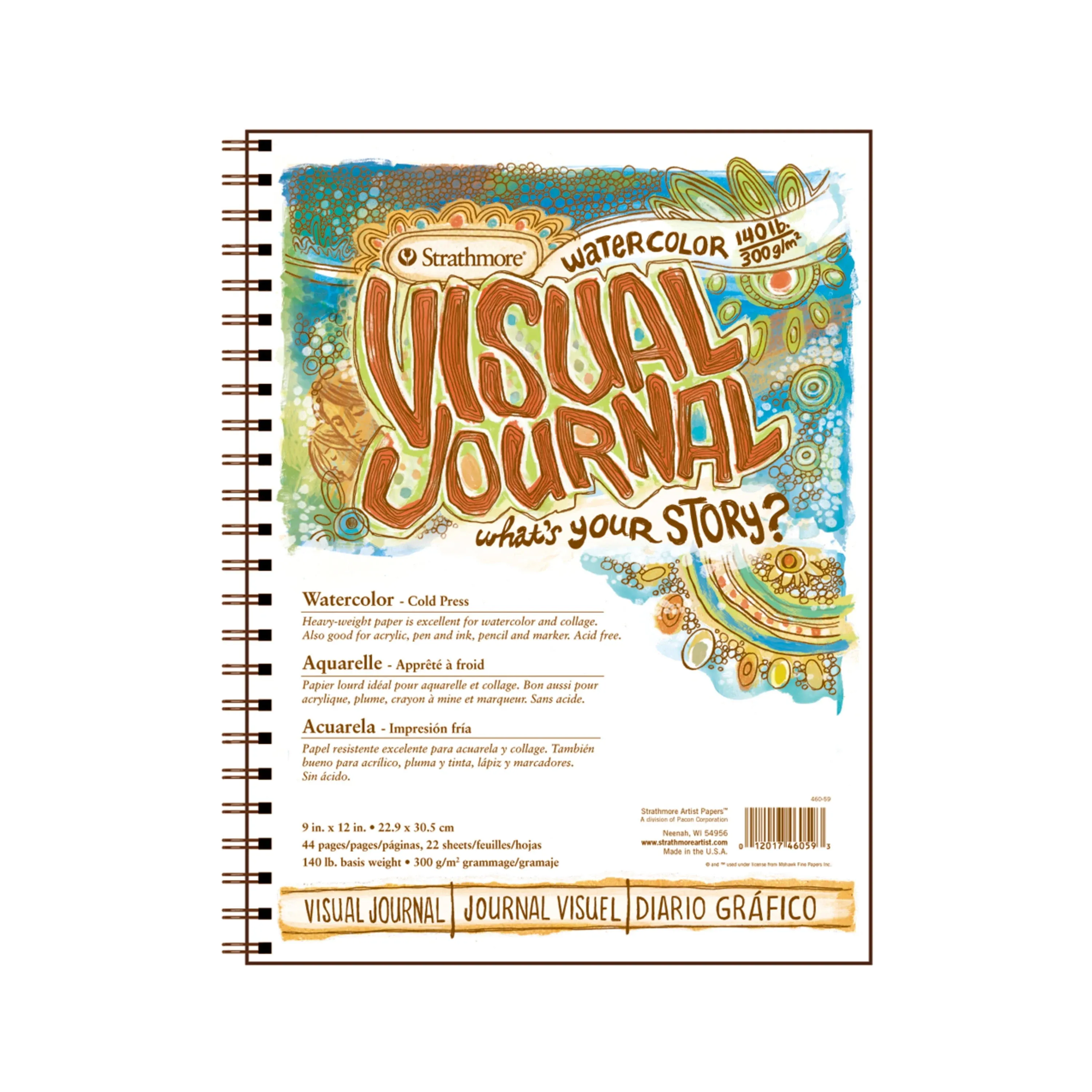 Strathmore® Cold-Press Watercolor Visual Journal