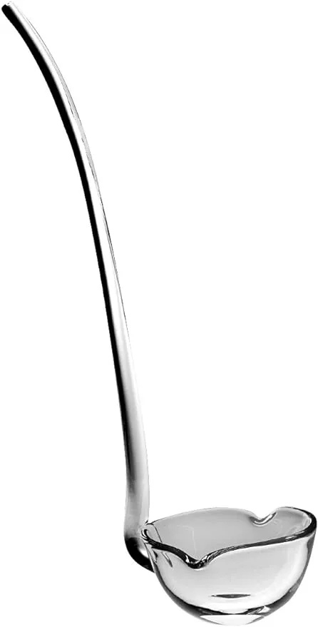 Barski - European Quality - Mouthblown - Glass - Punch Ladle - 14" Long - Made in Europe