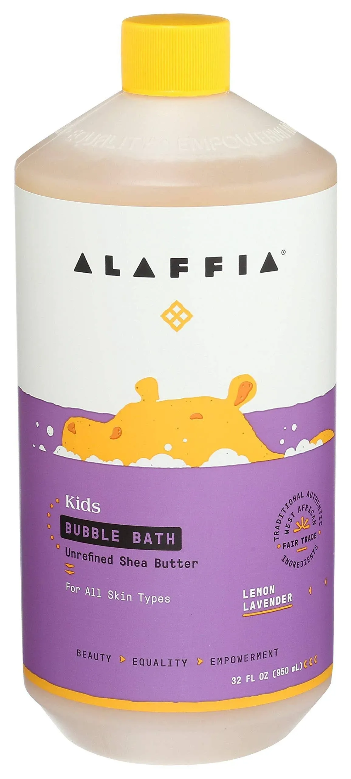 Alaffia Kids Bubble Bath Lemon Lavender