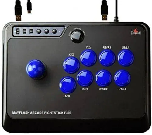 Mayflash F300 Arcade Fight Stick Joystick for Switch, Xbox Series X, PS4,PS3, Xbox One, Xbox 360, macOS, Windows, Steam Deck, NeoGeo mini, NeoGeo Arcade Stick Pro