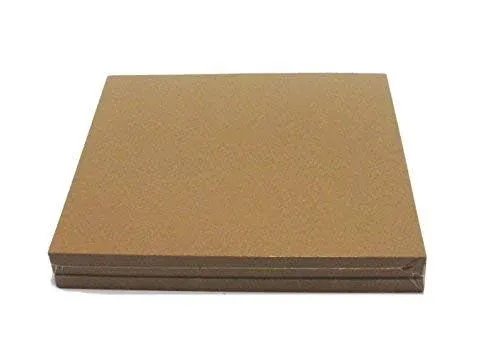 Brown Chipboard 100 Point Extra Thick 12 x 12 Inches, 100 Caliper Heavy Cardboard ...