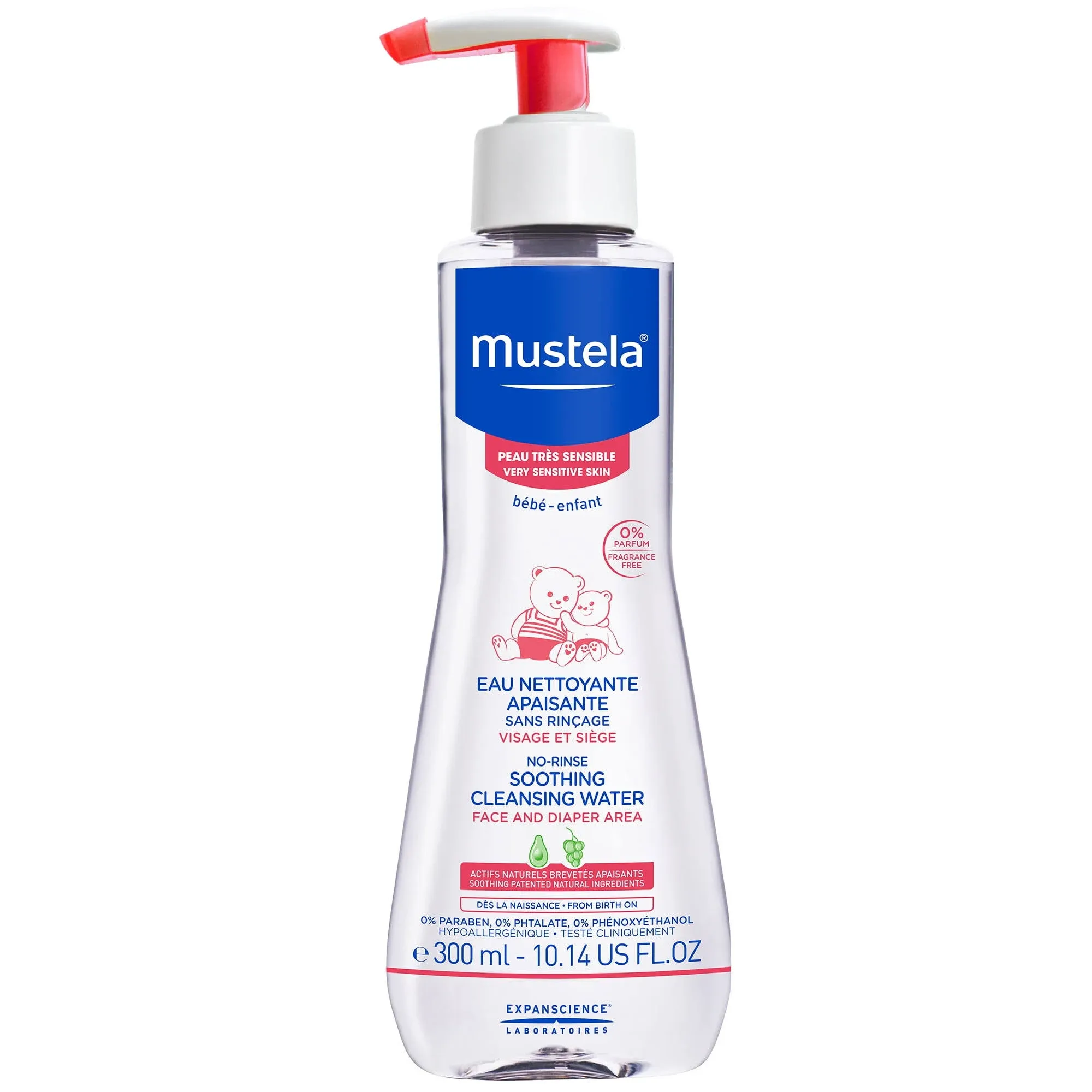 Mustela No Rinse Soothing Cleansing Water for