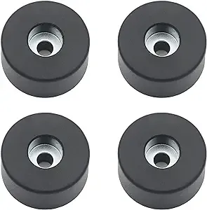 4 Pieces 192310GS Air Compressor Isolator Pads, Replacement rubber isolator feet 094-0026, E106661, D091007, Air Compressor Rubber Compatible with Coleman Powermate Sanborn and more