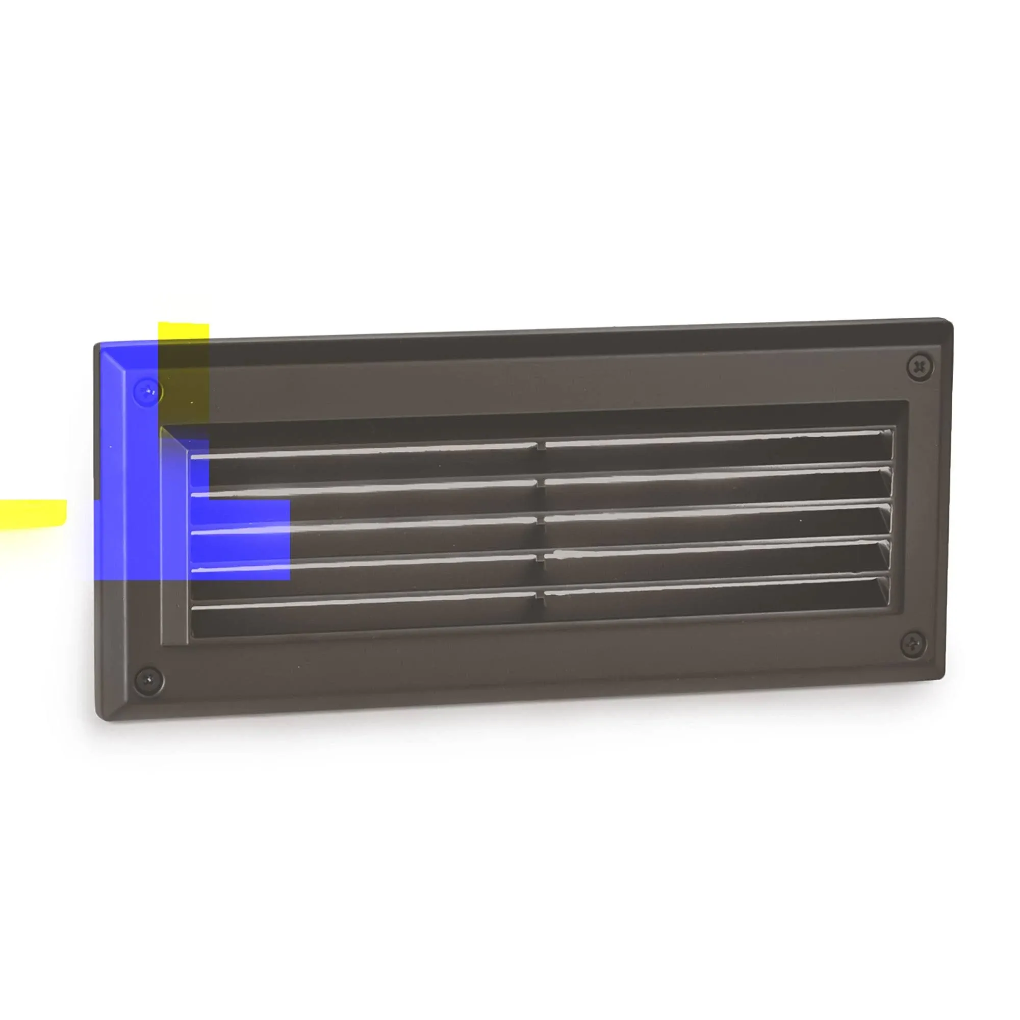 WAC Lighting, Endurance Louvered LED Brick Light 3000K in Black