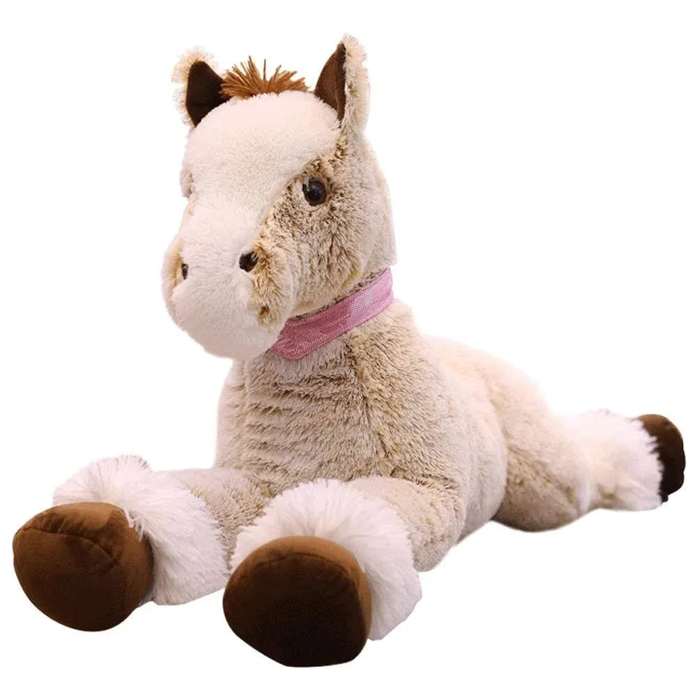 90-120CM Horse Plush Toys Stuffed Animal Doll Baby Birthday Gift Home Shop Decor