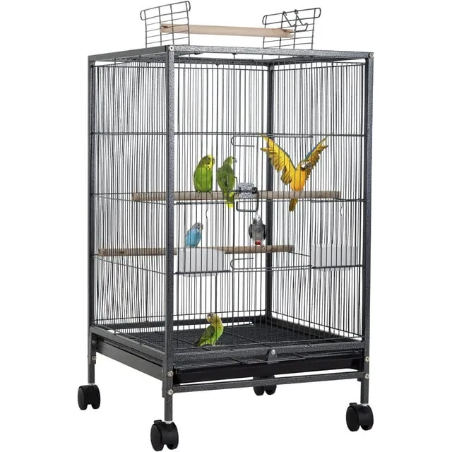 Bestpet 35 inch 53 inch Wrought Iron Bird Cage