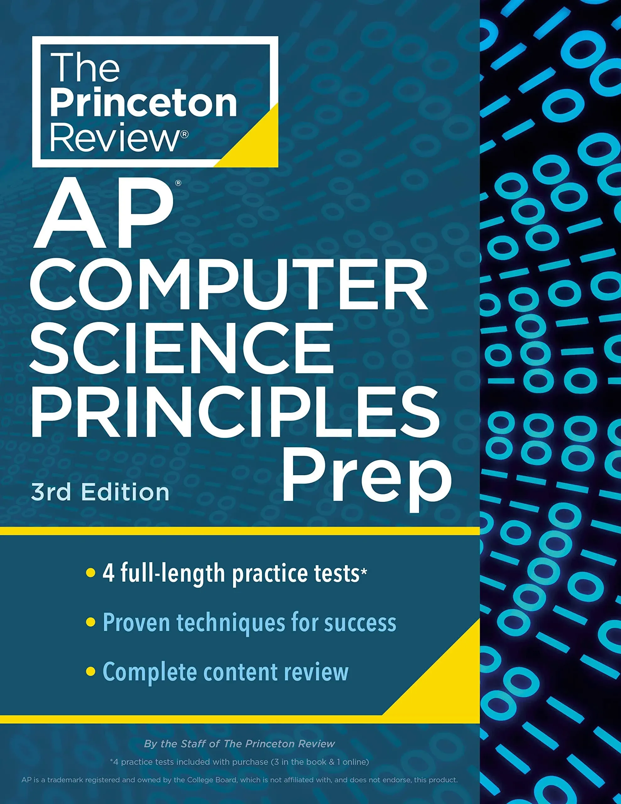 Princeton Review AP Computer Science Principles Prep, 3rd Edition: 4 Practice Tests + Complete Content Review + Strategies & Techniques