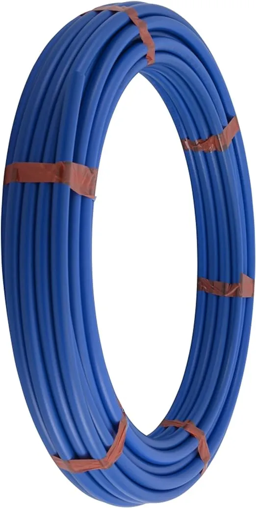 SharkBite 1/2 Inch x 100 Feet Blue PEX-A, PEX Pipe Flexible Water Tubing for Plumbing, UA60B100