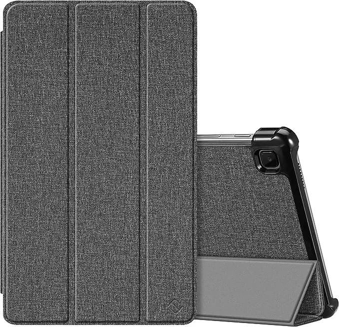 Fintie Slim Case for Samsung Galaxy Tab A7 Lite 8.7 inch 2021 Model (SM-T220/T225/T227), Ultra Thin Lightweight Hard Back Shell Tri-Fold Stand Cover, Gray