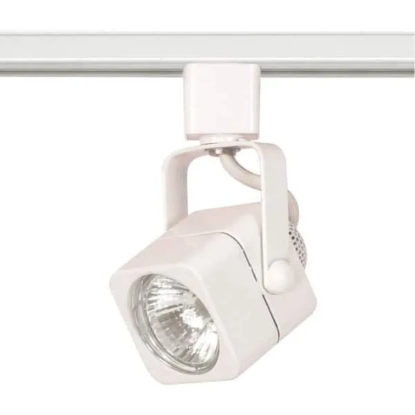 1-Light MR16 120-Volt Square White Track Lighting Head