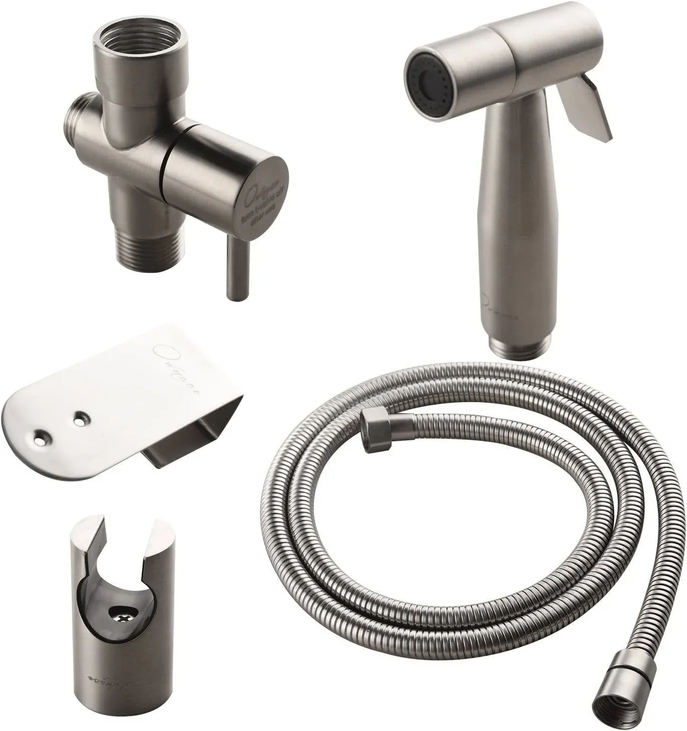 Ownace Brushed Nickel Hand Held Bidet Sprayer Qualitied Stainless Steel Diaper