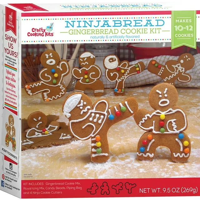 Ninjabread Gingerbread Cookie Kit