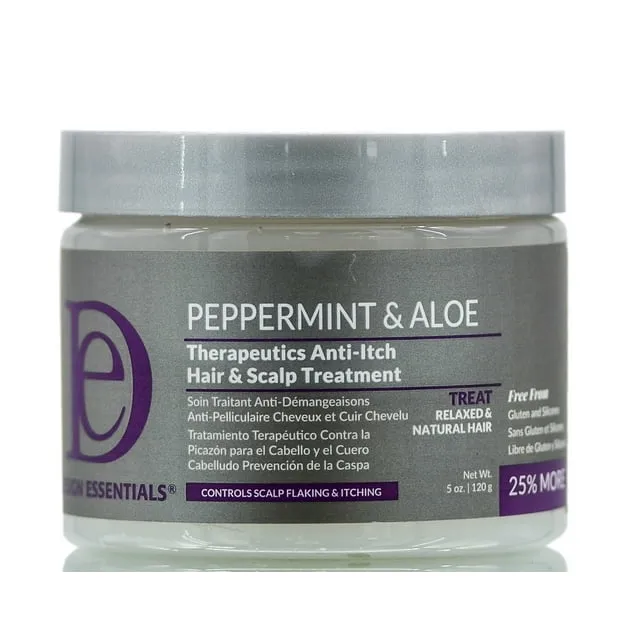 Design Essentials Peppermint & Aloe Therapeutics Anti-Itch Hair & Scalp Treatment