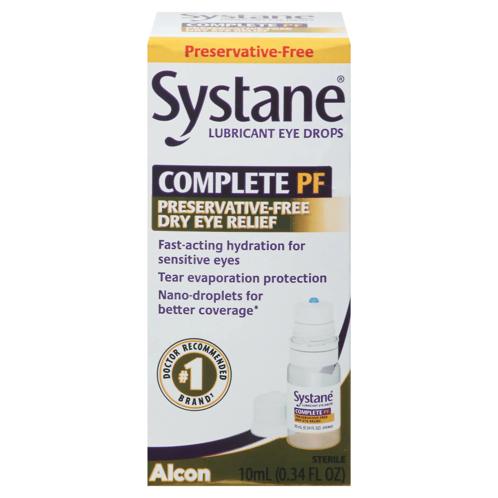 Systane COMPLETE PF Multi-Dose Preservative Free Dry Eye Drops 10ml