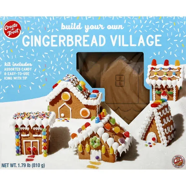 Create A Treat Gingerbread Mini Village Kit