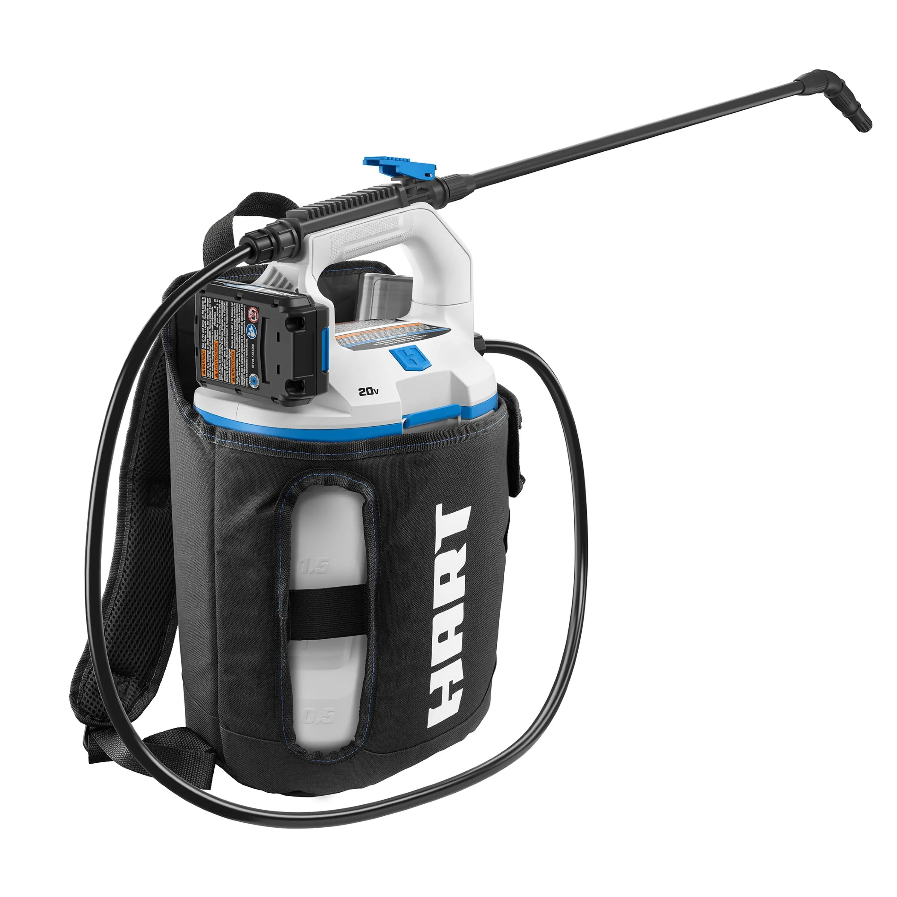 HART 20-Volt Cordless 2 Gallon Backpack Chemical Sprayer Kit (1) 2.0Ah Lithium