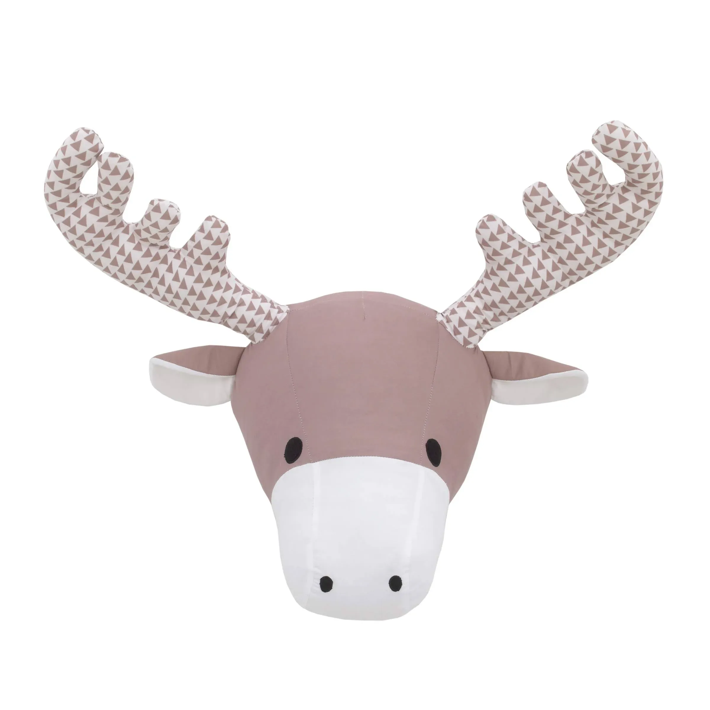 NoJo Moose Plush Head Wall Decor - Brown