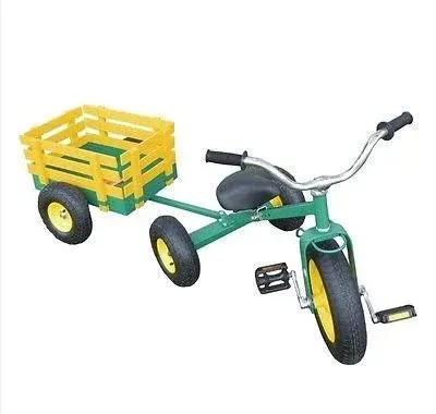 All Terrain Tricycle with Wagon (Green), #CART-042