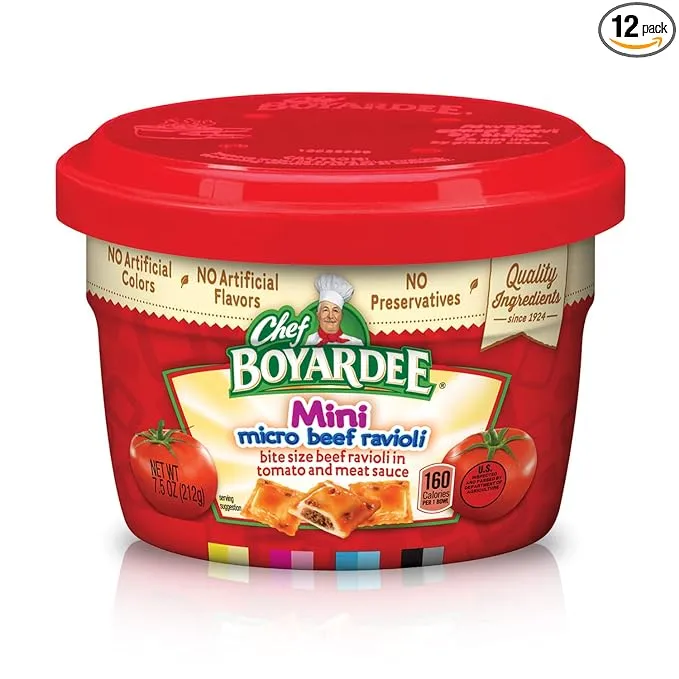 Chef Boyardee Mini Beef Ravioli & Meatballs