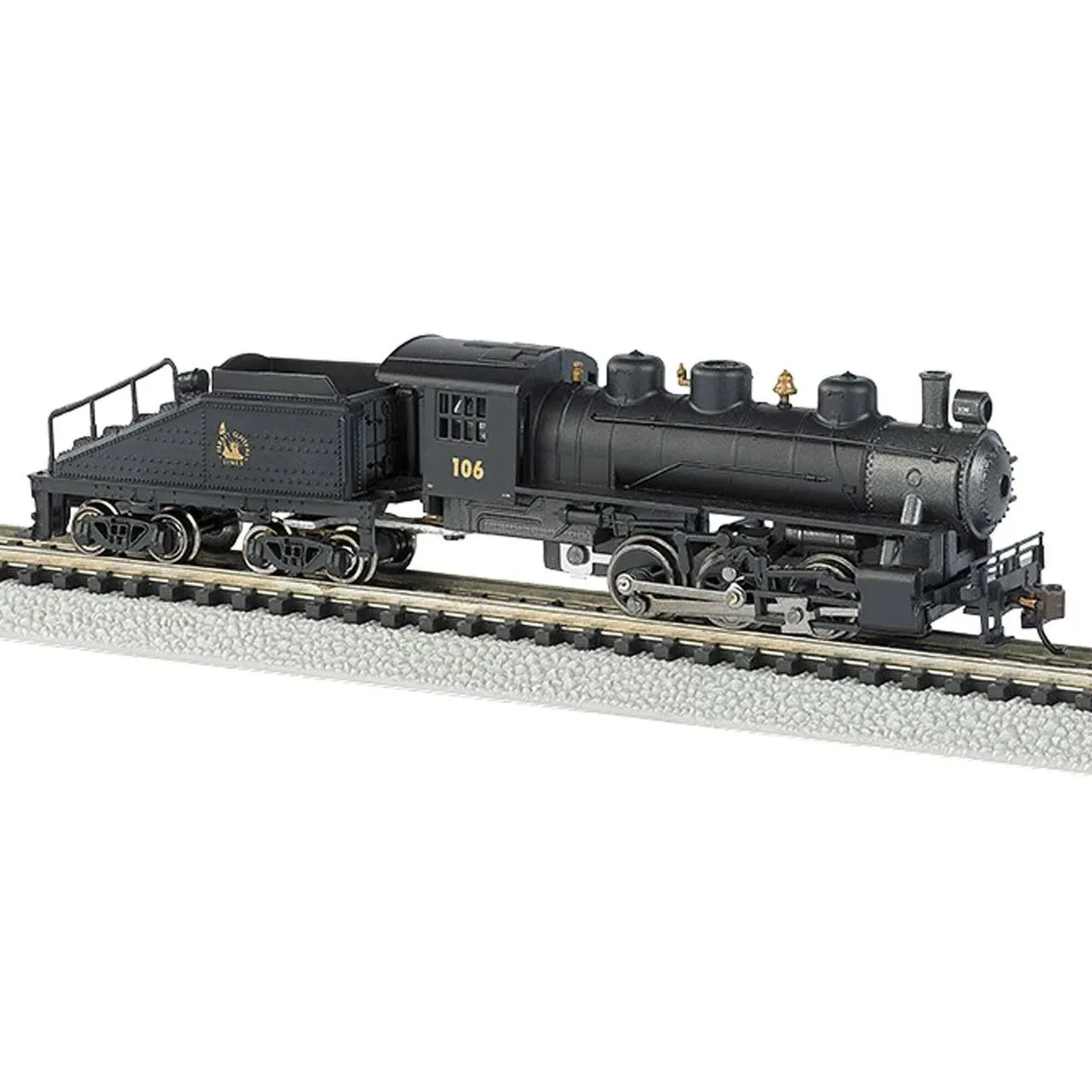 Bachmann 50565 New Jersey Central #106 - USRA 0-6-0 Switcher & Tender, N Scale