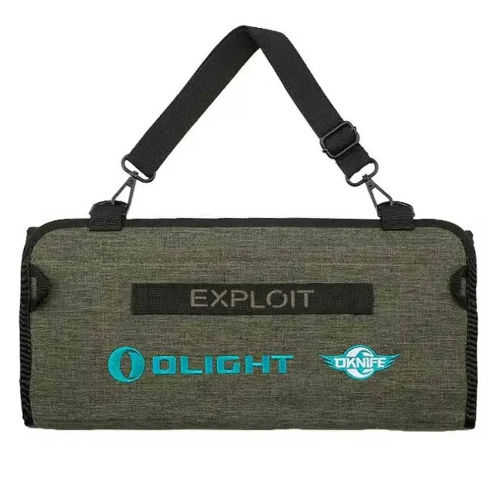 Olight Exploit OD Green Multifunctiona<wbr/>l Tool Roll Bag, Scratch/Water Resistance