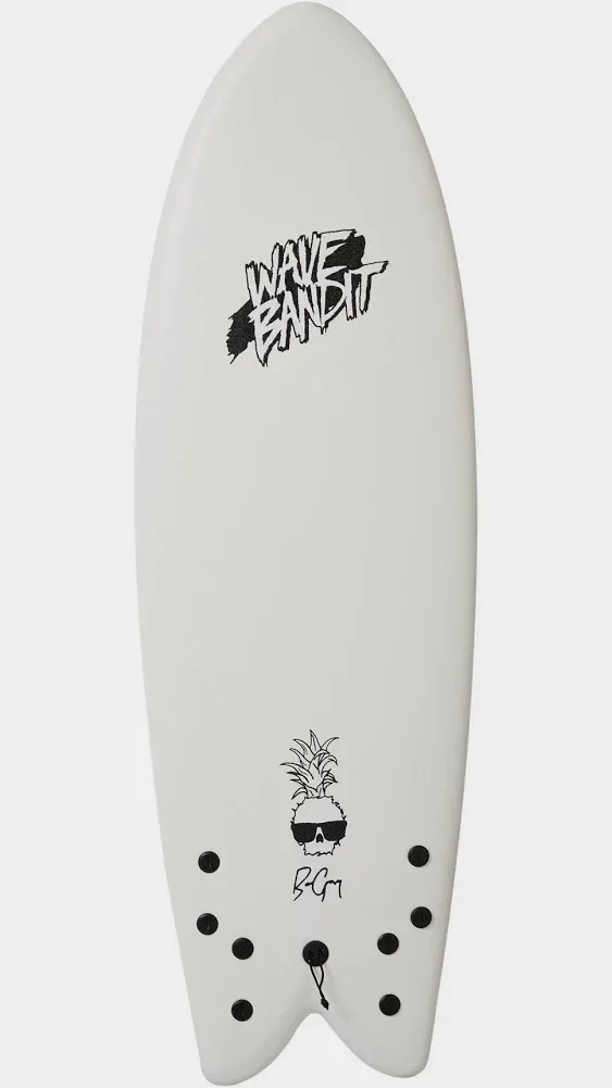 Catch Surf - Ben Gravy Retro Fish 5'8 Quad - White