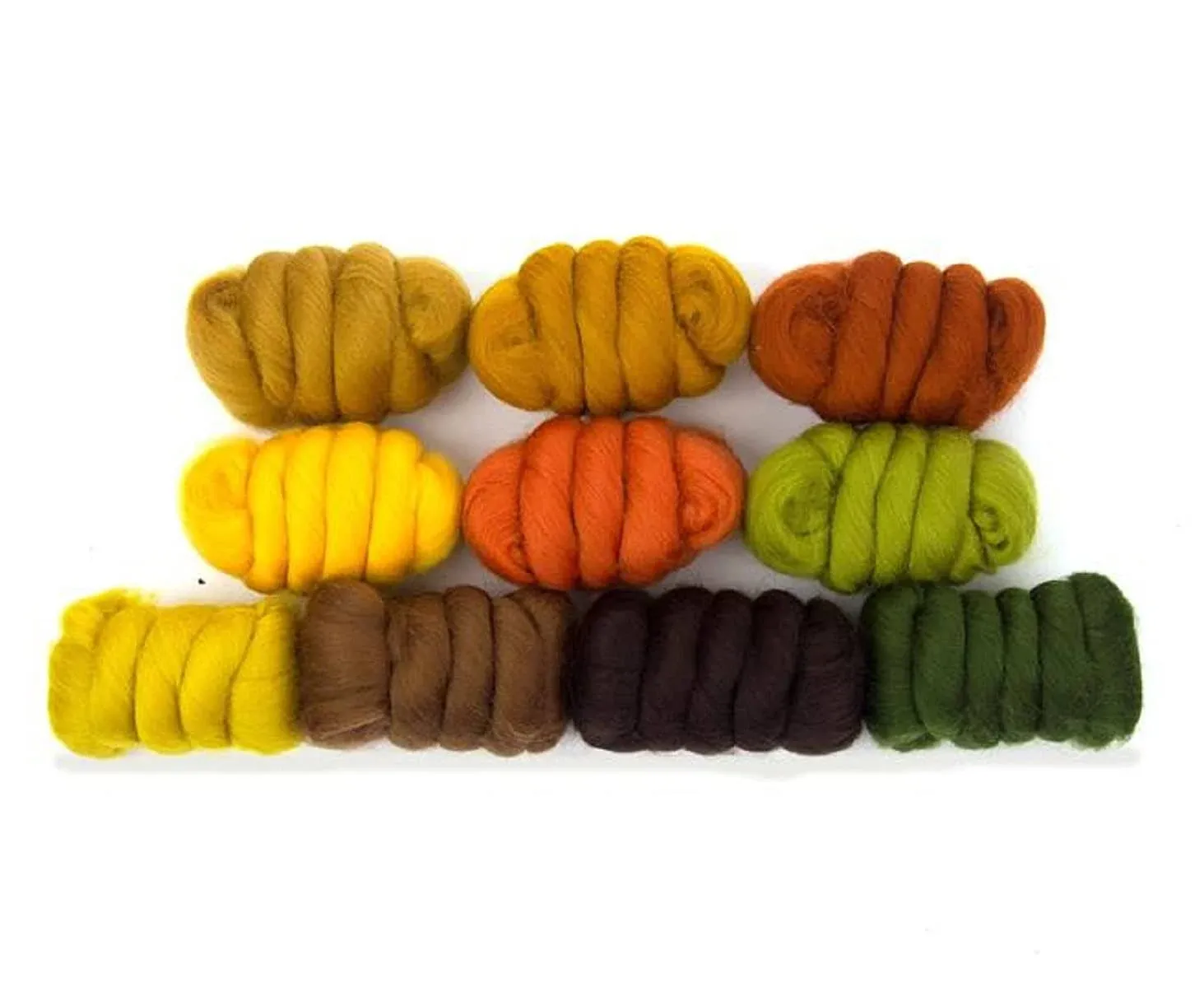 Revolution Fibers | Mixed Merino Wool Variety Pack | Perfect Wool Roving for ...