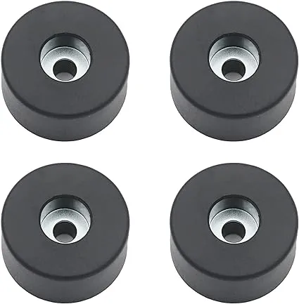 4 Pieces 192310GS Air Compressor Isolator Pads, Replacement rubber isolator feet 094-0026, E106661, D091007, Air Compressor Rubber Compatible with Coleman Powermate Sanborn and more