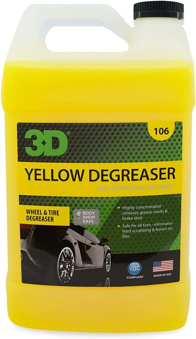 3D Yellow Degreaser Wheel & Tire Cleaner