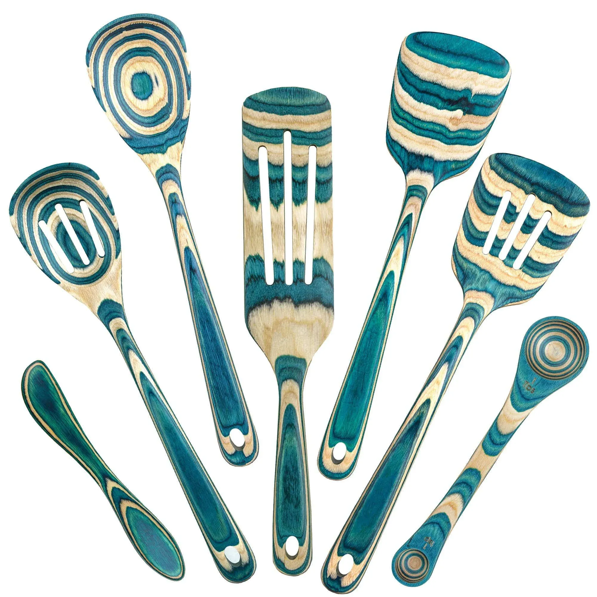 Baltique Mykonos Collection 7-Piece Cooking Utensil Set