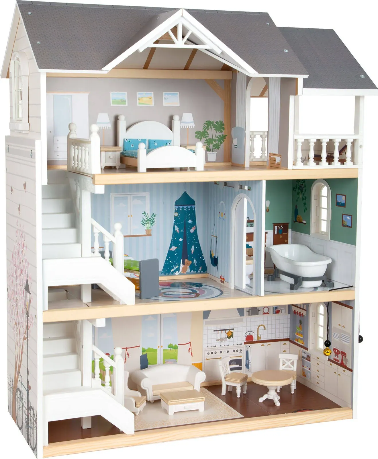 Hauck Small Foot Urban Villa Doll House Playset