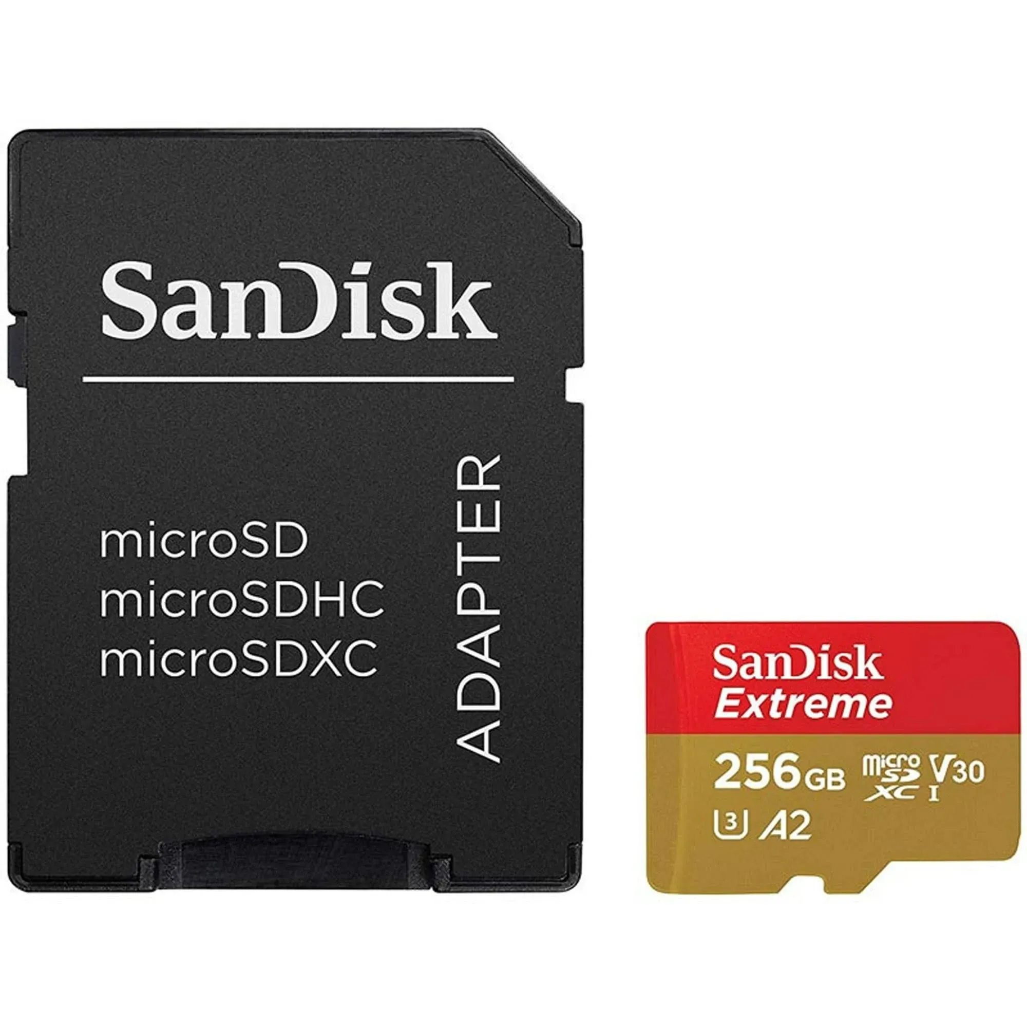 SanDisk Extreme 256GB microSDXC UHS-I Memory Card