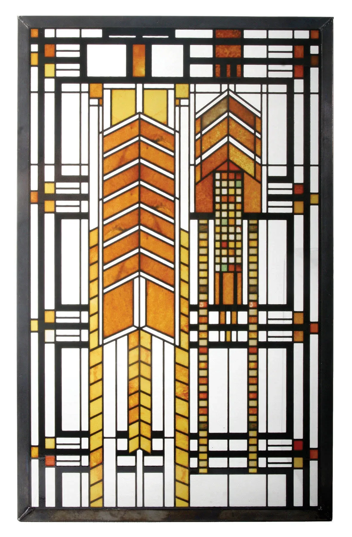 Frank Lloyd Wright Autumn Sumac Stained Glass