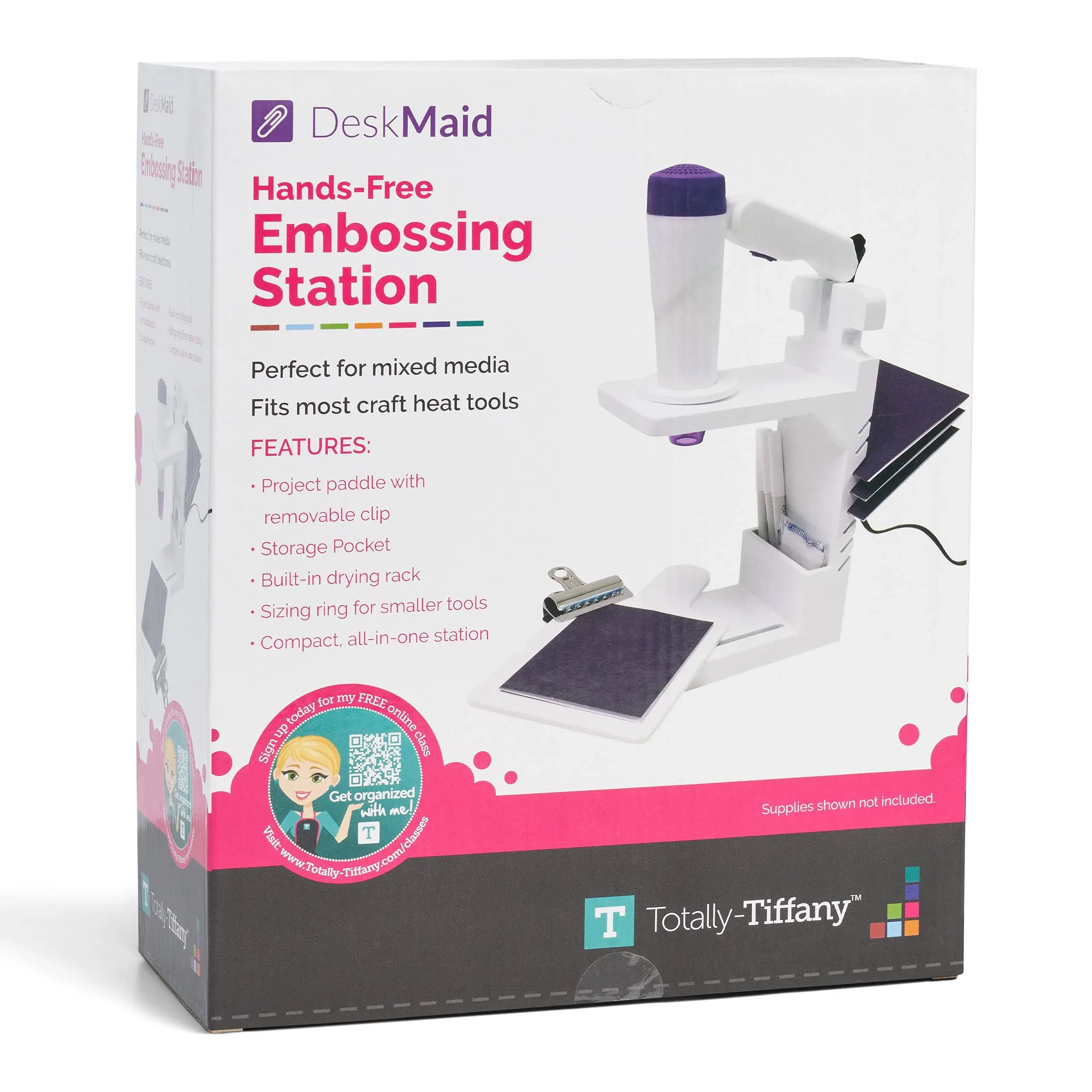 Totally Tiffany Embossing Station by Desk Maid Embossing Compact Tool New HTF