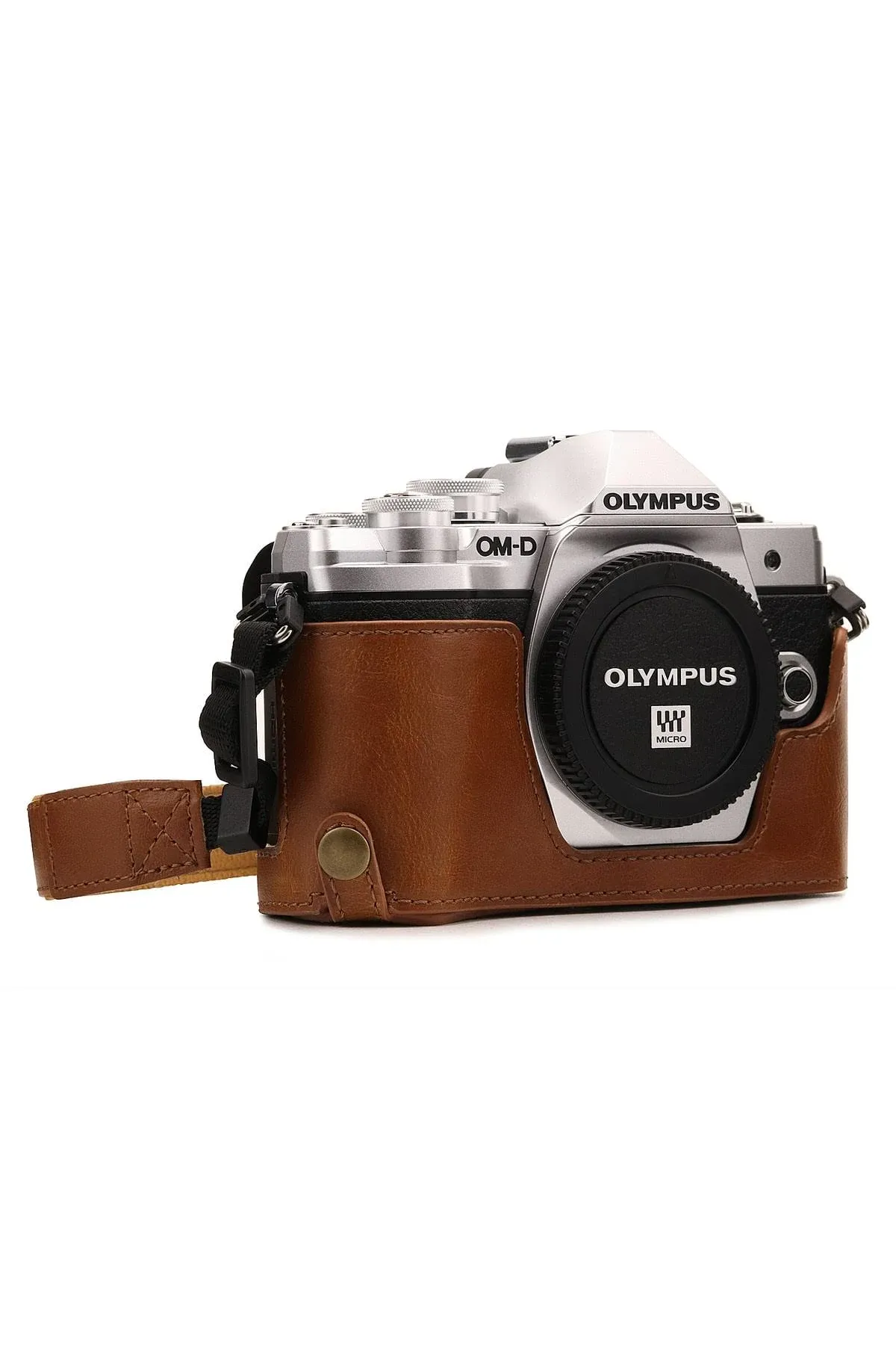 MegaGear Ever Ready Half Case and Strap for Olympus OM-D E-M10 Mark III