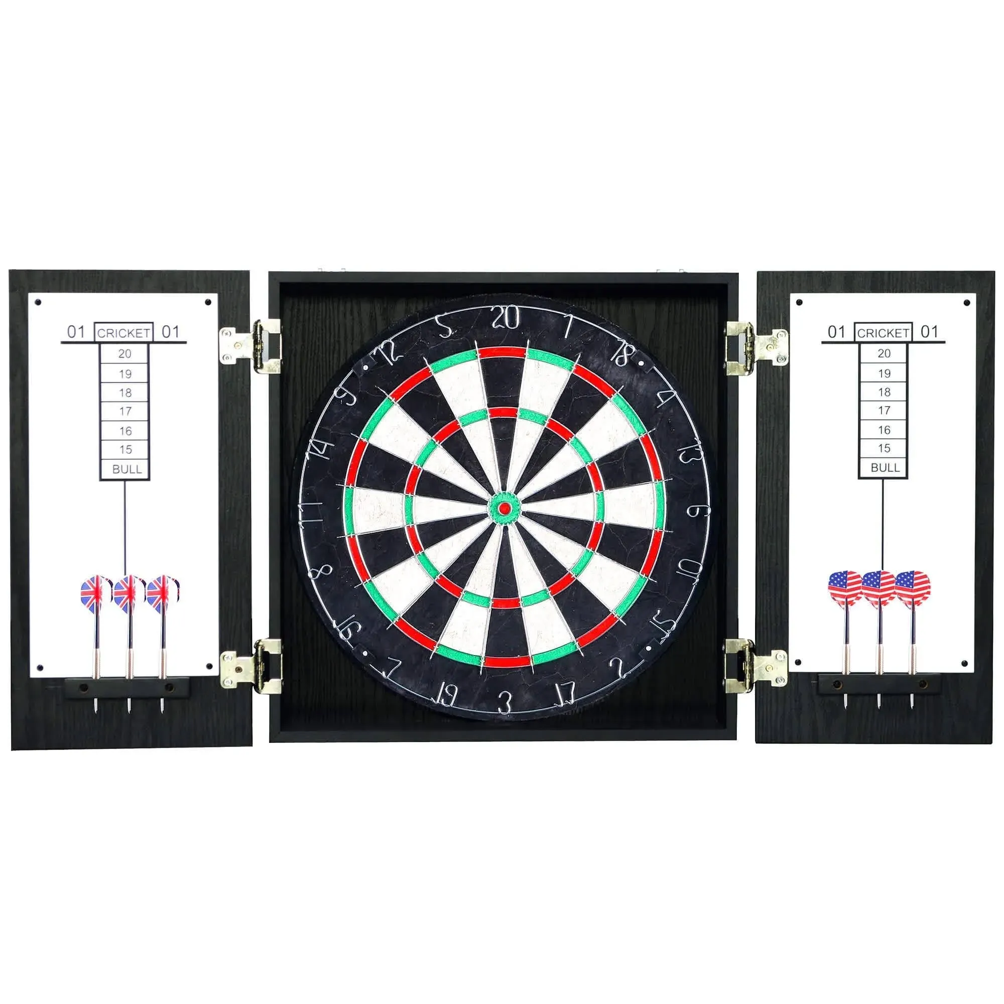 Hathaway Winchester Dartboard & Cabinet Set - Black