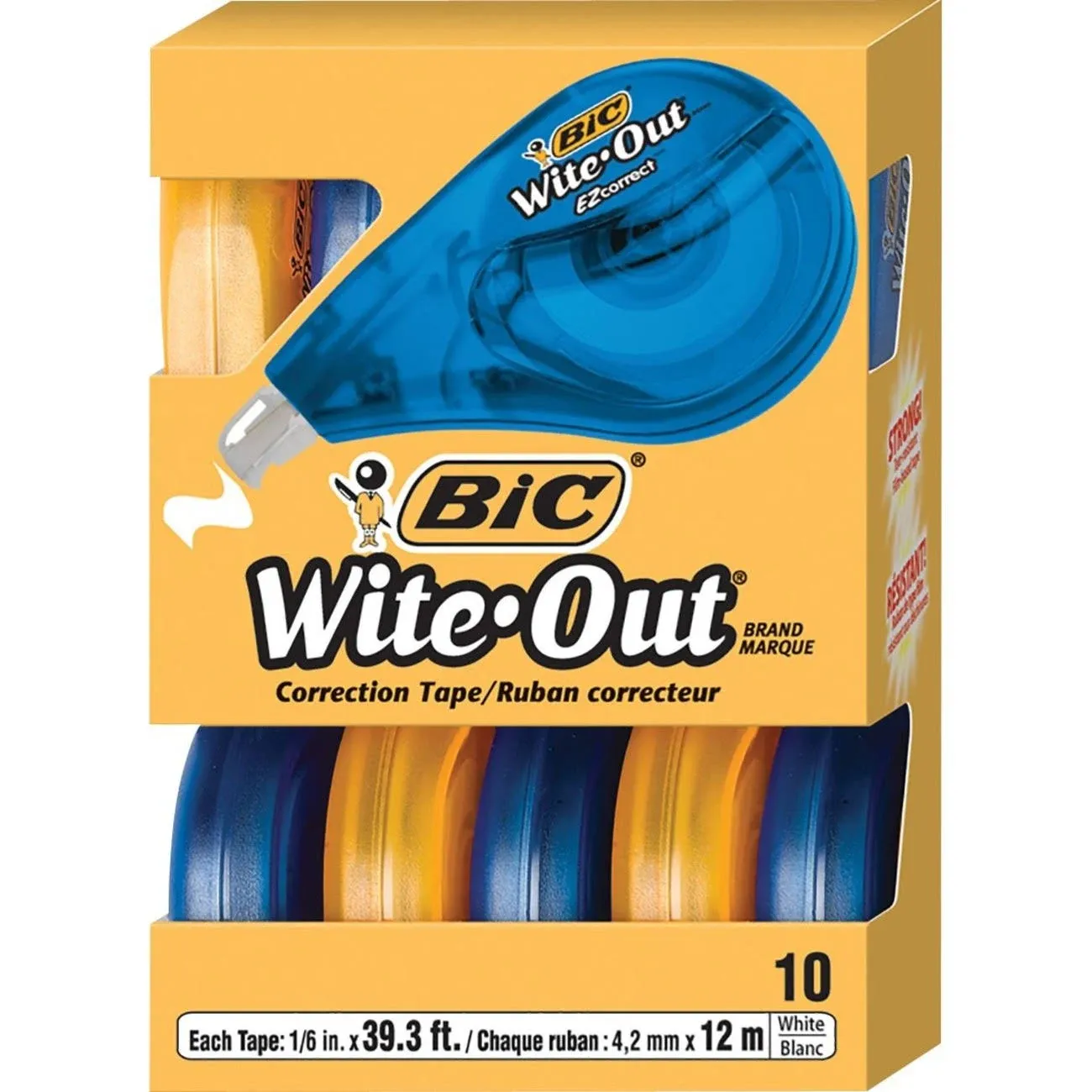 Bic Wite-Out EZ Correct Correction Tape (WOTAP10)