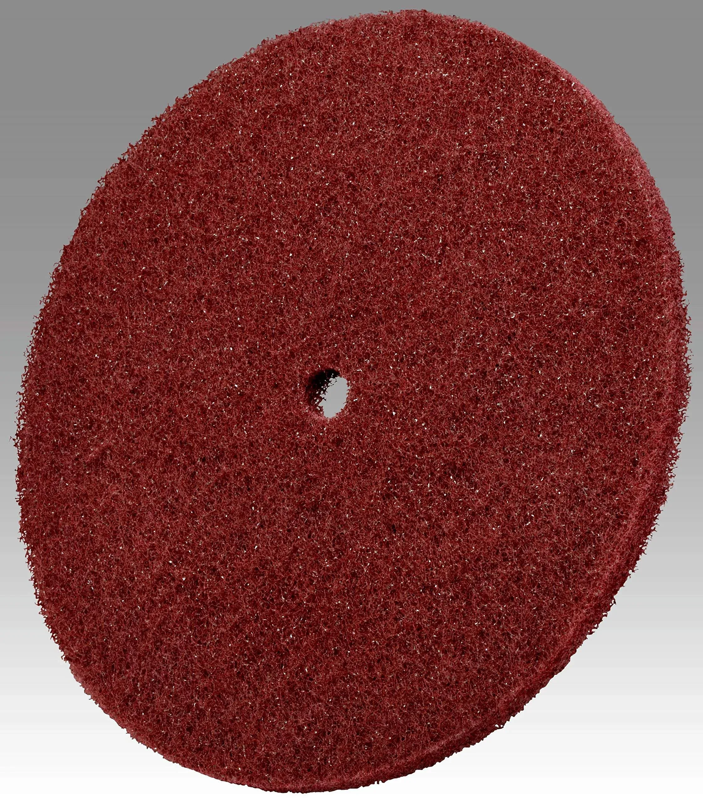 Scotch-Brite 16030 High Strength Disc, 10" x 3/4" A VFN, Maroon