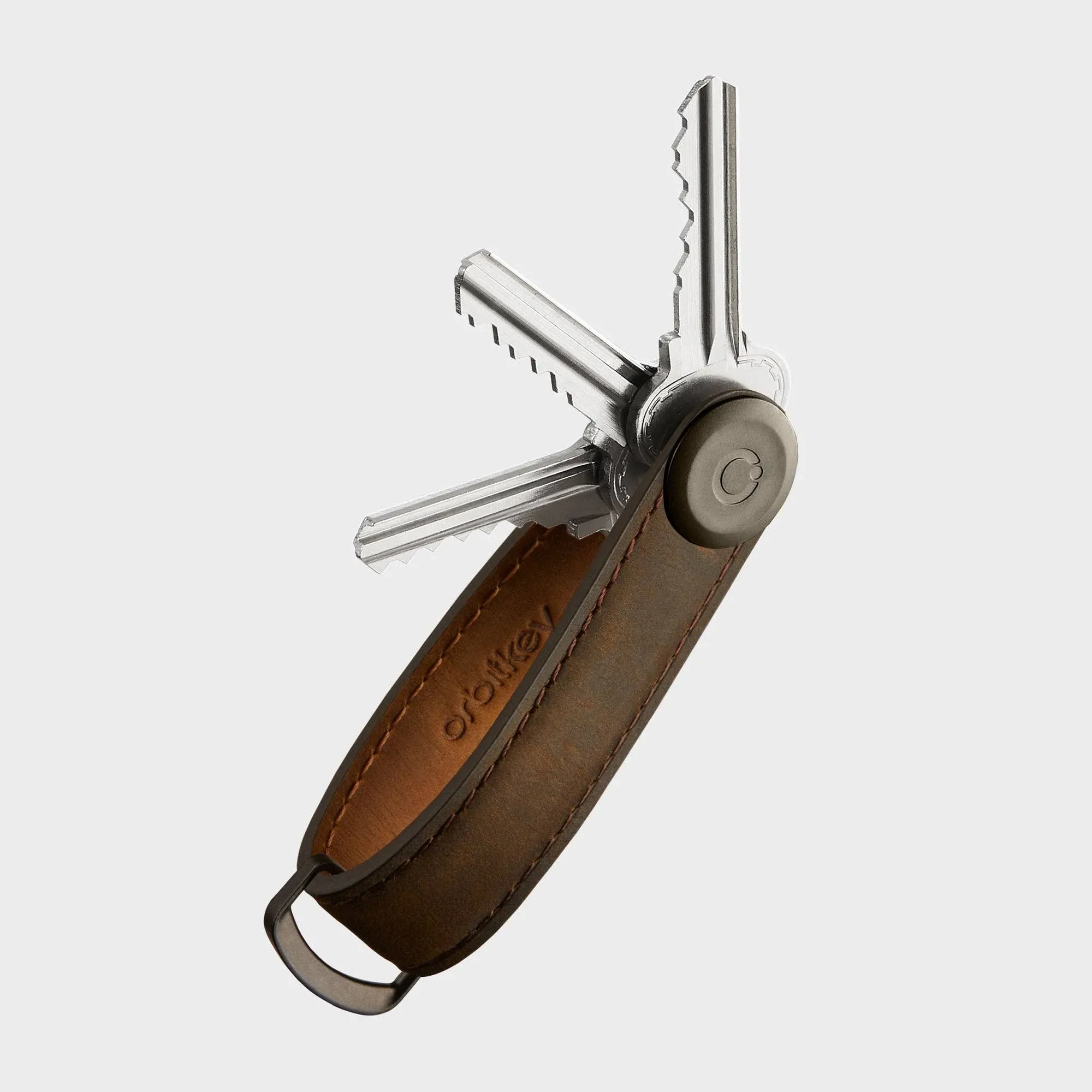 OrbitKey Crazy Horse Leather Key Organizer