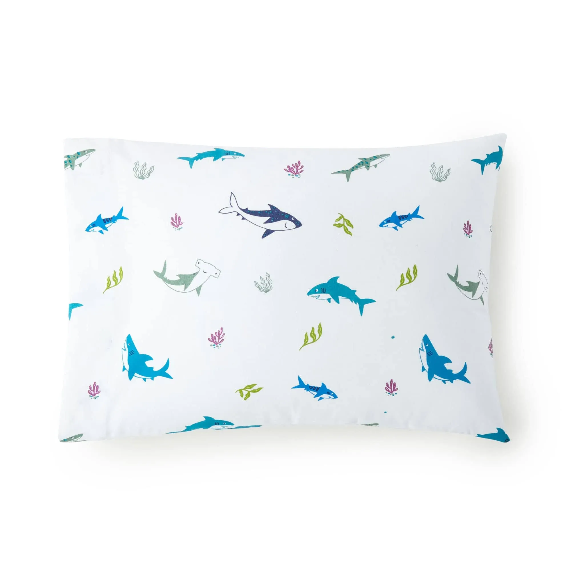 Shark Attack 100% Cotton Pillowcase - Standard