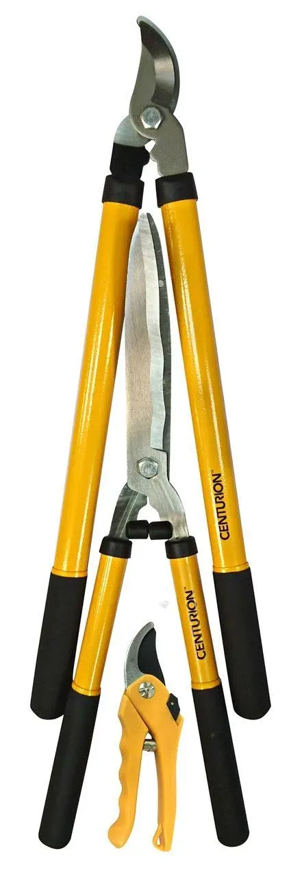 Centurion 1222 Lopper Hedge Shear and Pruner 3-Piece Cutting Set