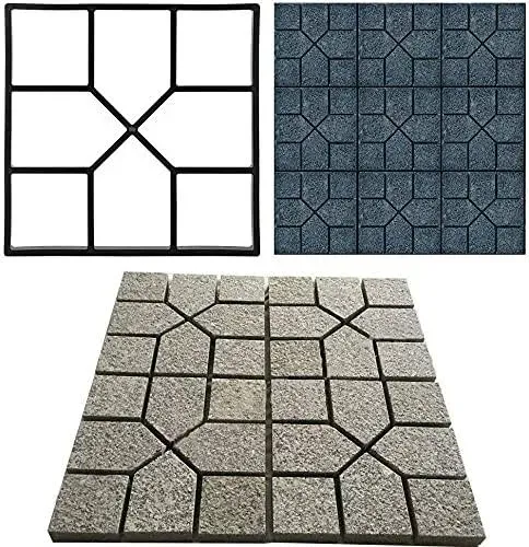 Walk Path Maker Garden Pavement DIY Path Maker Reusable Concrete Cement Stone...