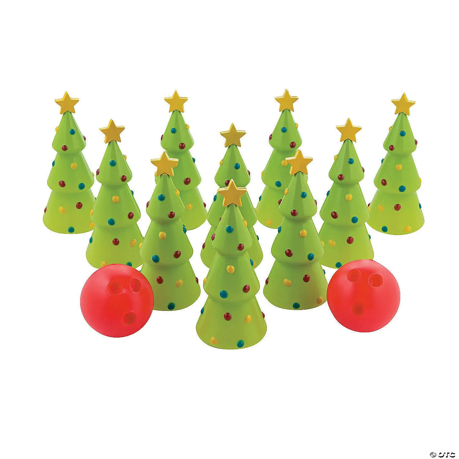 Fun Express Holiday Christmas Bowling Game Set