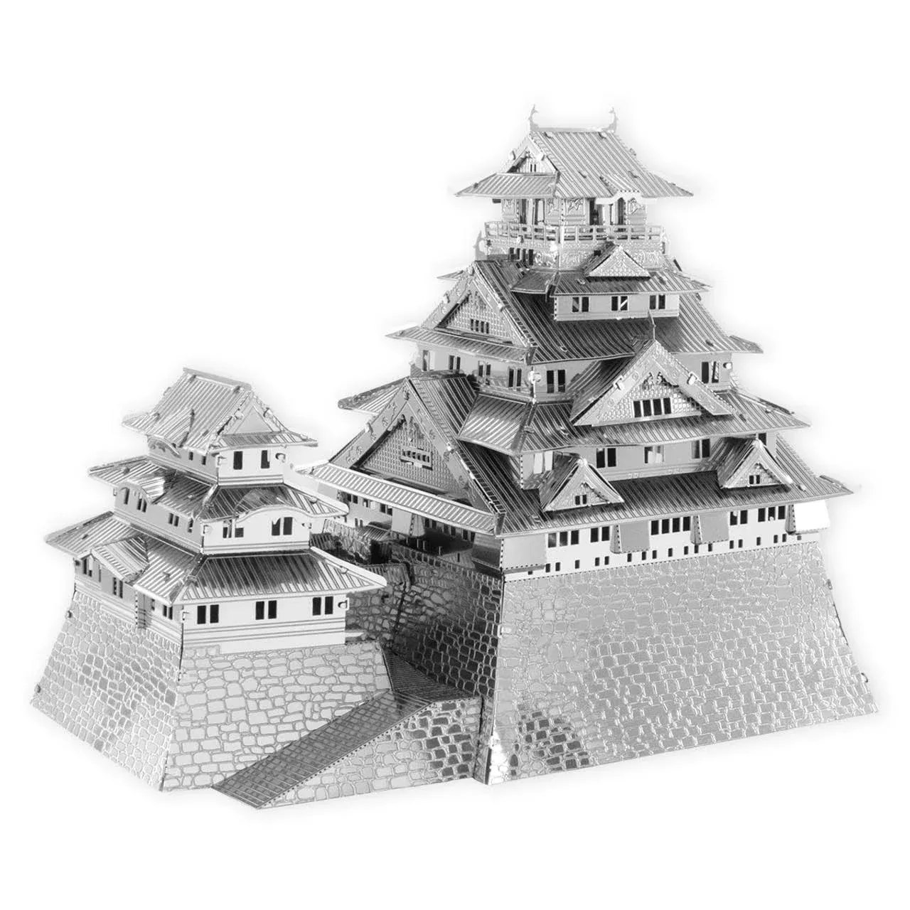 Fascinations ICONX OSAKA CASTLE 3D Laser Cut Steel Metal Earth Model Kit ICX109