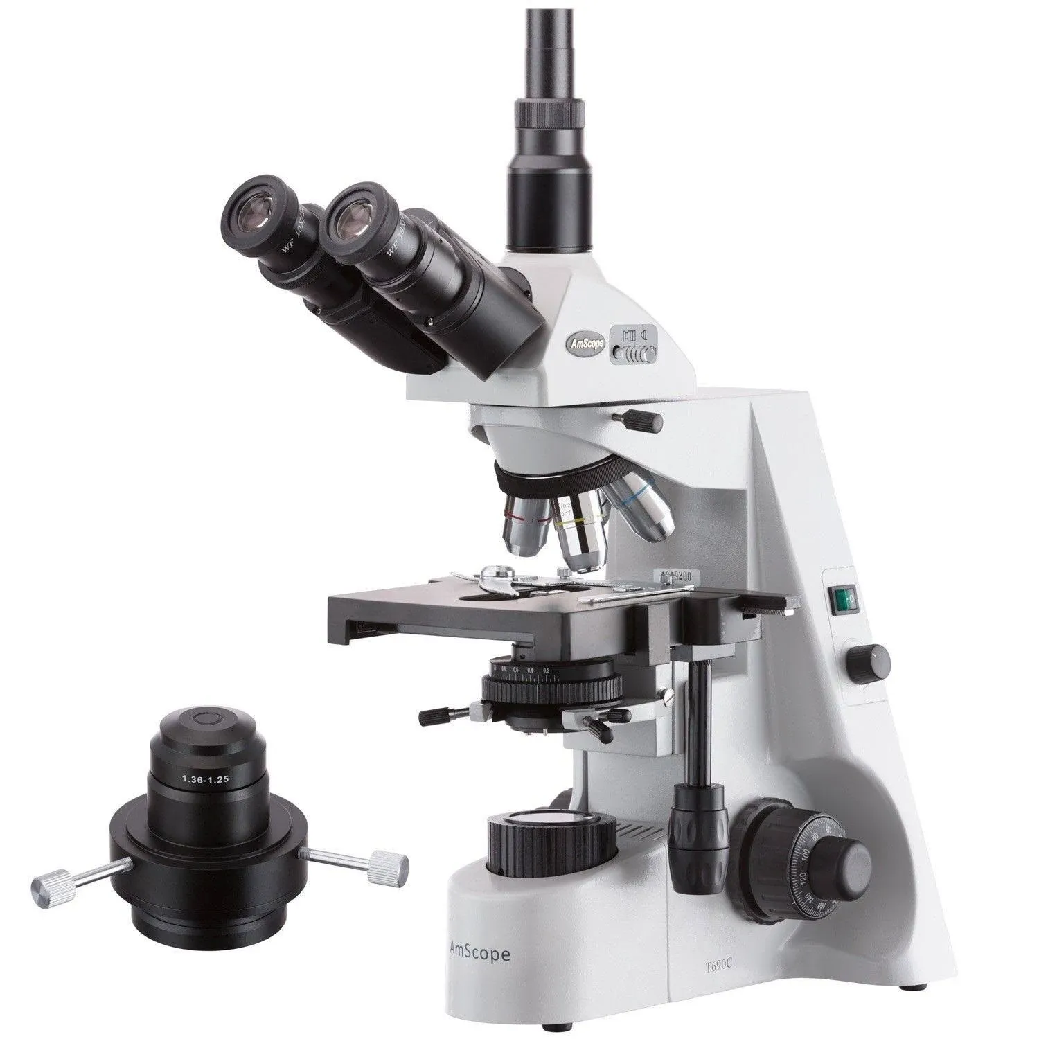 40X-2500X Professional Darkfield Trinocular Compound Microscope W Kohler Illumin