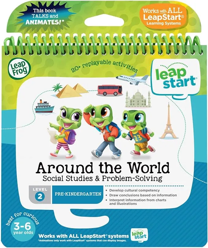 LeapFrog LeapStart Around The World Social Studies and Problem-Solving