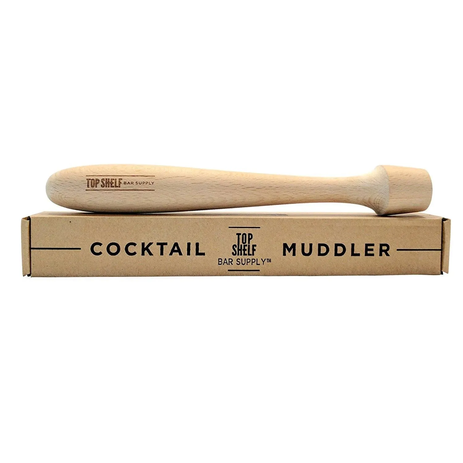 Black Extra Long Cocktail Muddler