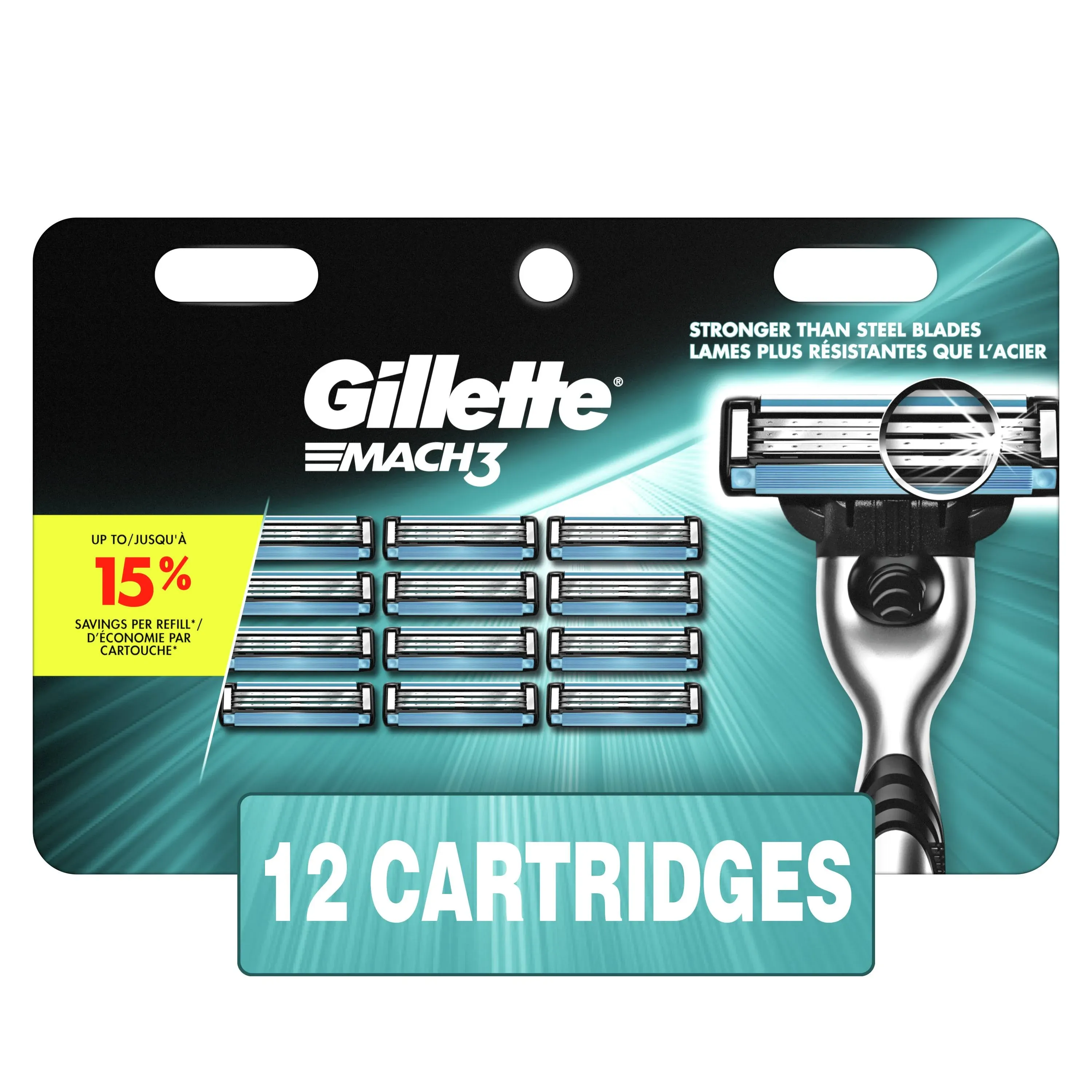 Gillette Mach3 Men's Razor Blades - 12 ct