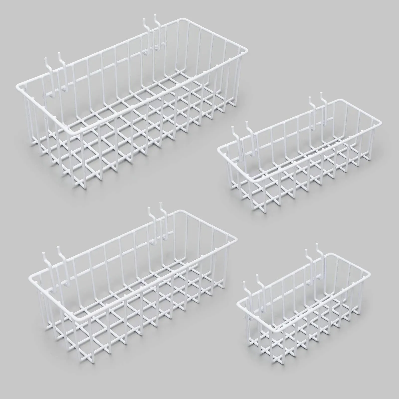 Daanxw Heavy Duty Pegboard Baskets of 1/4 inch,1/4 inch Pegboard Accessories ...