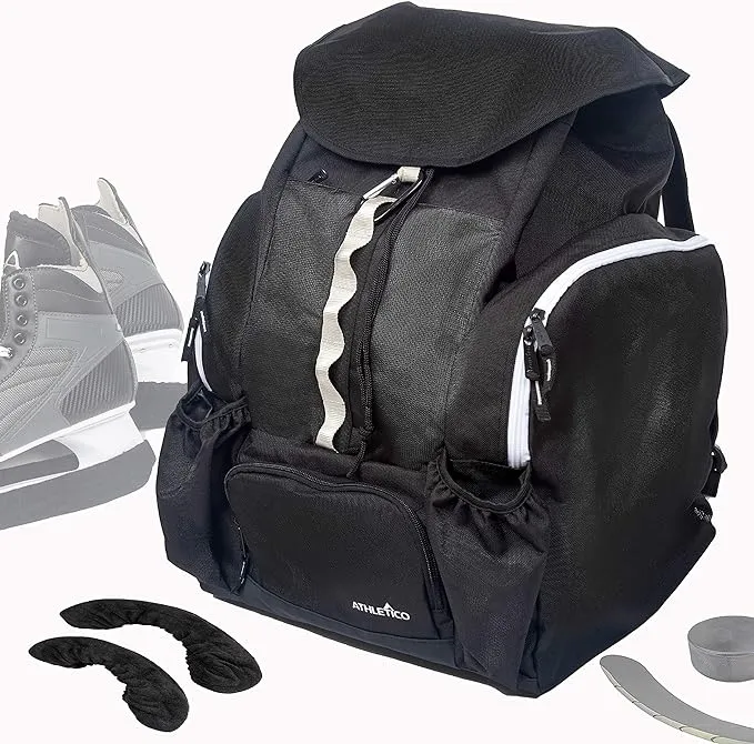 Athletico Hockey Backpack - Large Backpack To Carry Hockey Equipment Including